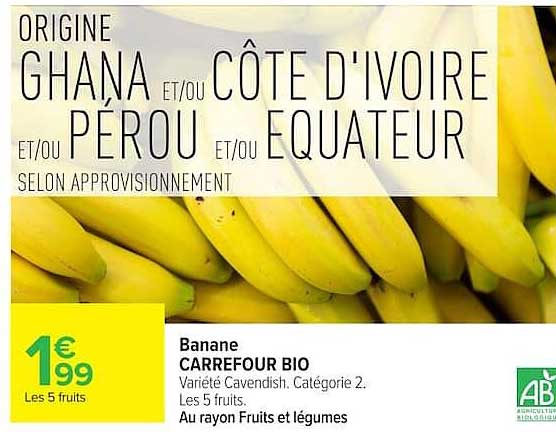 Carrefour Bio Banane