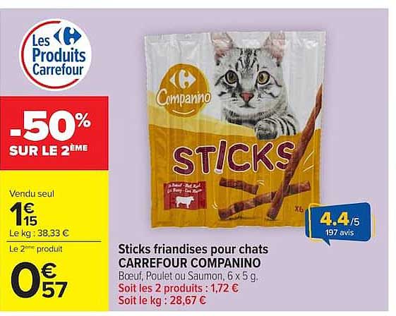 Carrefour Companino STICKS