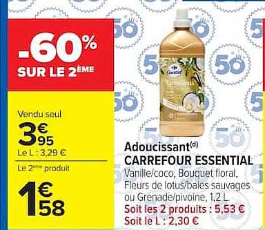 Carrefour Essential Adoucissant