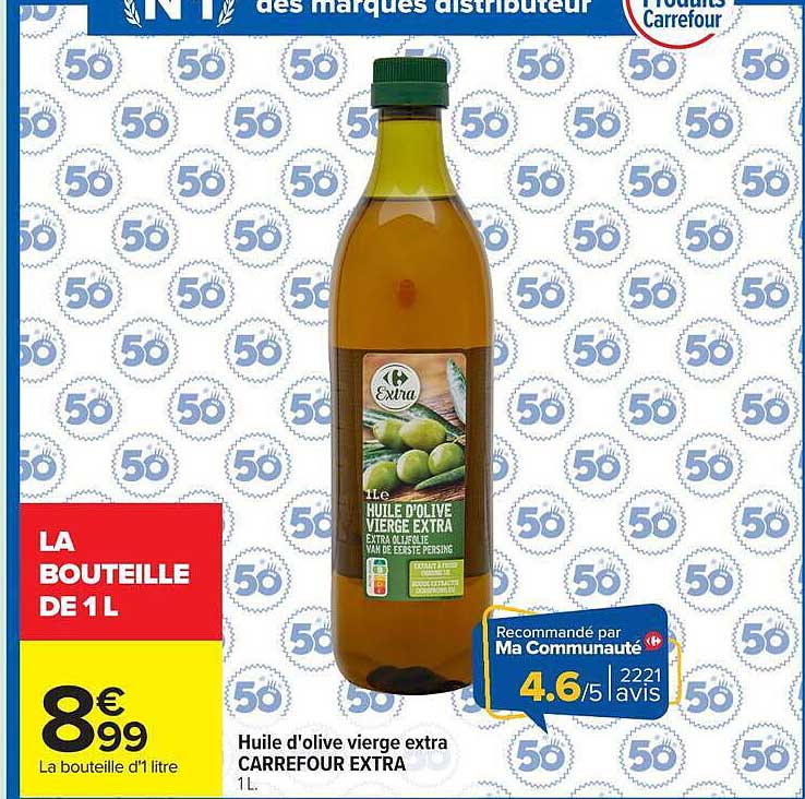 Carrefour Extra Huile d'olive vierge extra