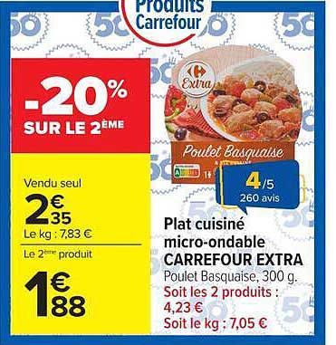 Carrefour Extra Poulet Basquaise