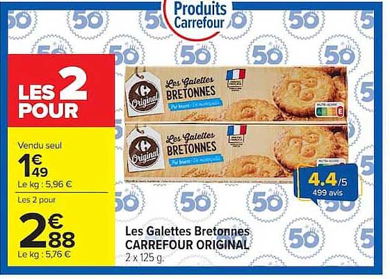 Carrefour Original Les Galettes Bretonnes