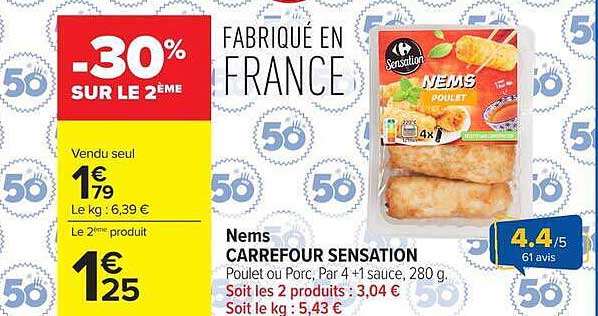Carrefour Sensation Nems