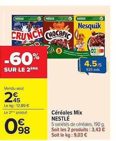 Céréales Mix NESTLÉ