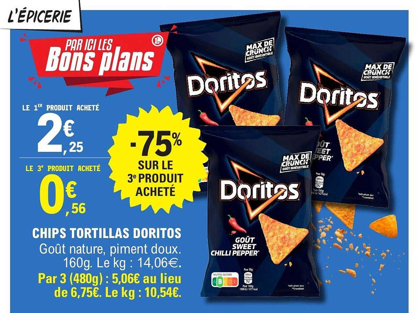 CHIPS TORTILLAS DORITOS