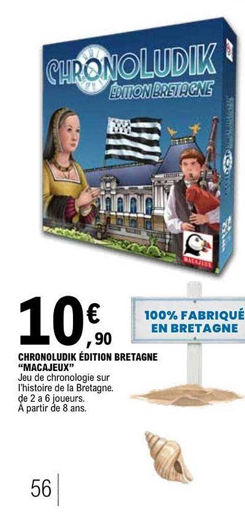 CHRONOLUDIK ÉDITION BRETAGNE "MACAEJOUX