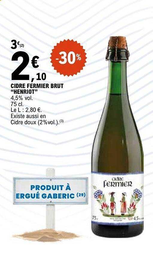 Cidre Fermier Brut "Henriot