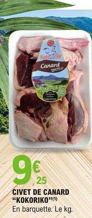 CIVET DE CANARD “KOKORIKO”
