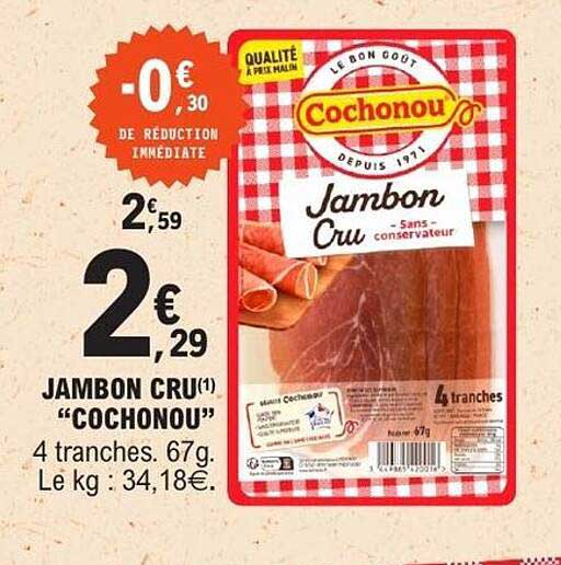 Cochonou Jambon Cru
