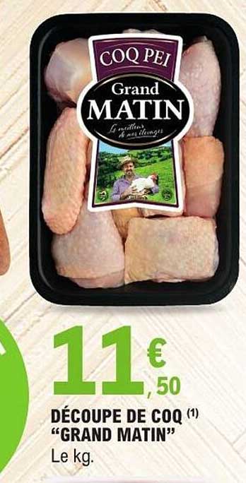 COQ PEI Grand MATIN