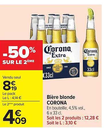 Corona Extra Bière blonde