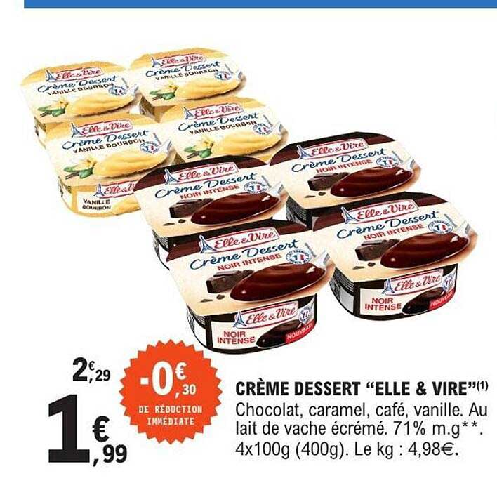 CRÈME DESSERT “ELLE & VIRE”