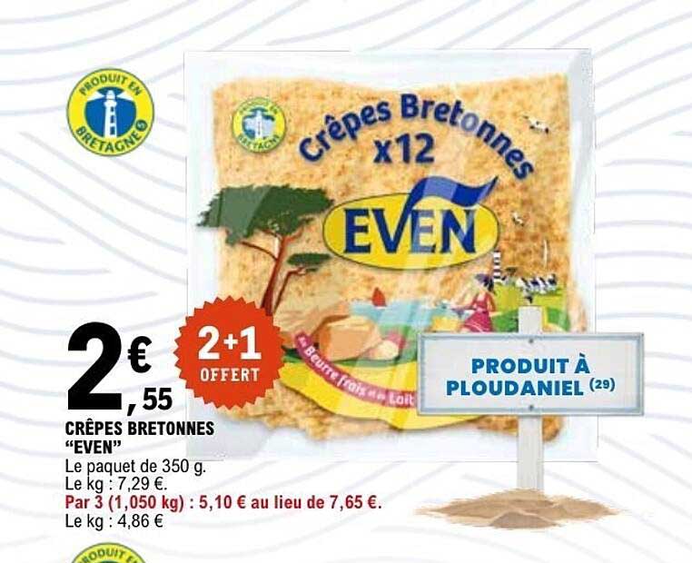 Crêpes Bretonnes EVEN