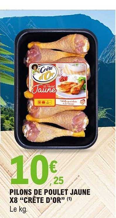 Crête d’Or Pilons de poulet jaune