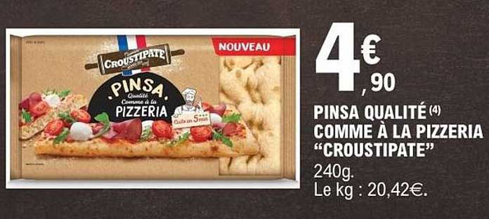 Croustipate Pinsa Qualité comme à la Pizzeria