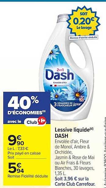 DASH Lessive liquide