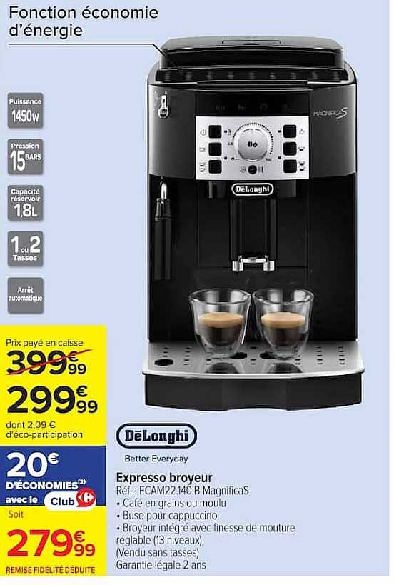 De'Longhi Expresso broyeur