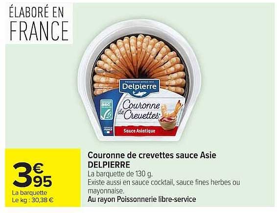 Delpierre Couronne de Crevettes