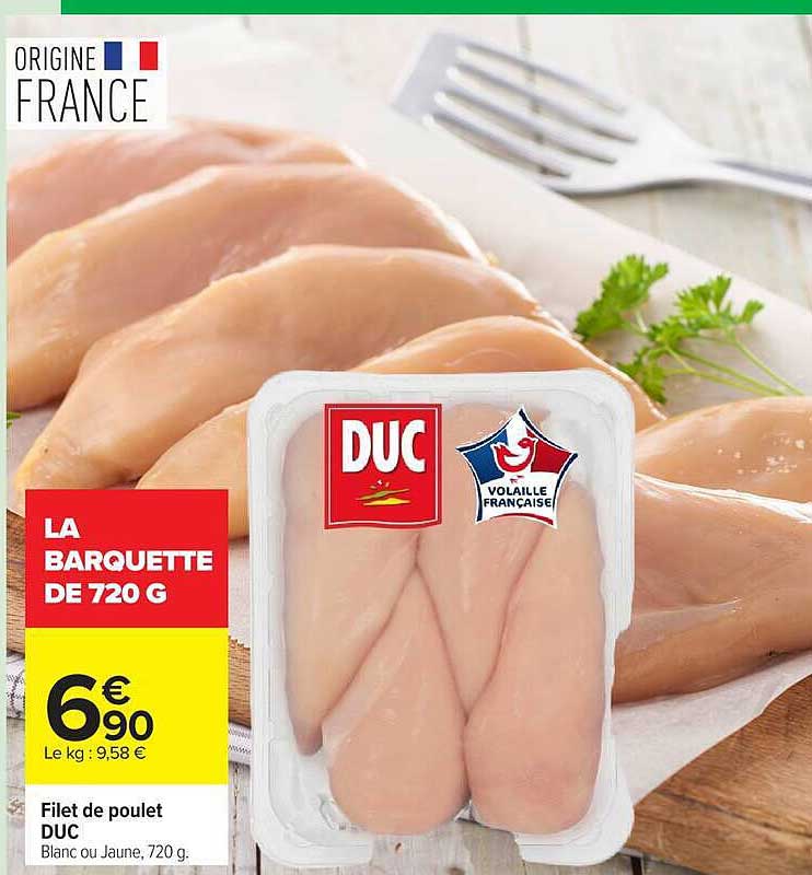 DUC Filet de poulet