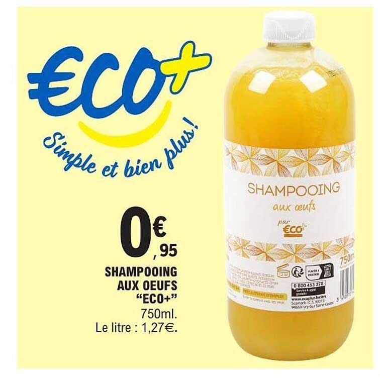ECO+ Shampoing aux oeufs