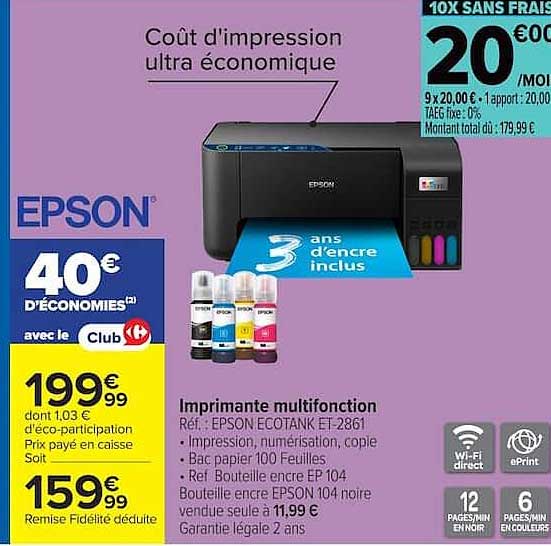 EPSON Imprimante multifonction