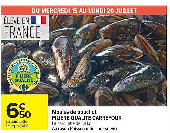 FILIERE QUALITE CARREFOUR MOULES DE BOUCHOT