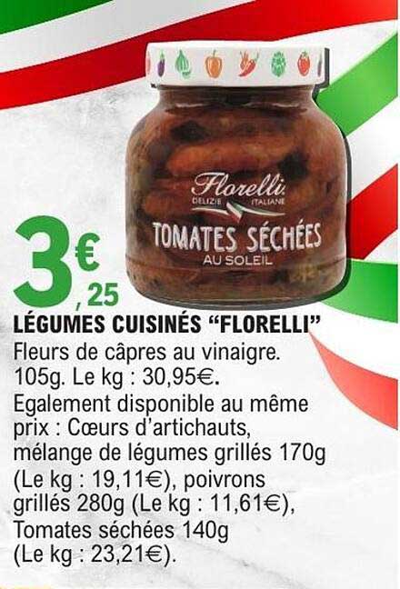Florelli Tomates Séchées