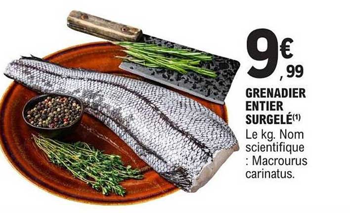 GRENADIER ENTIER SURGELÉ