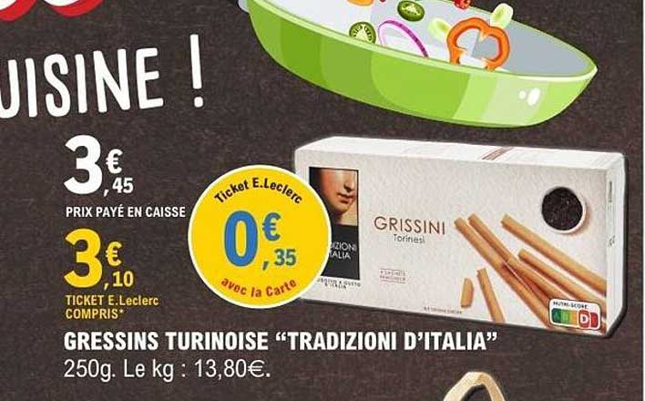 GRESSINS TURINOISE “TRADIZIONI D’ITALIA”