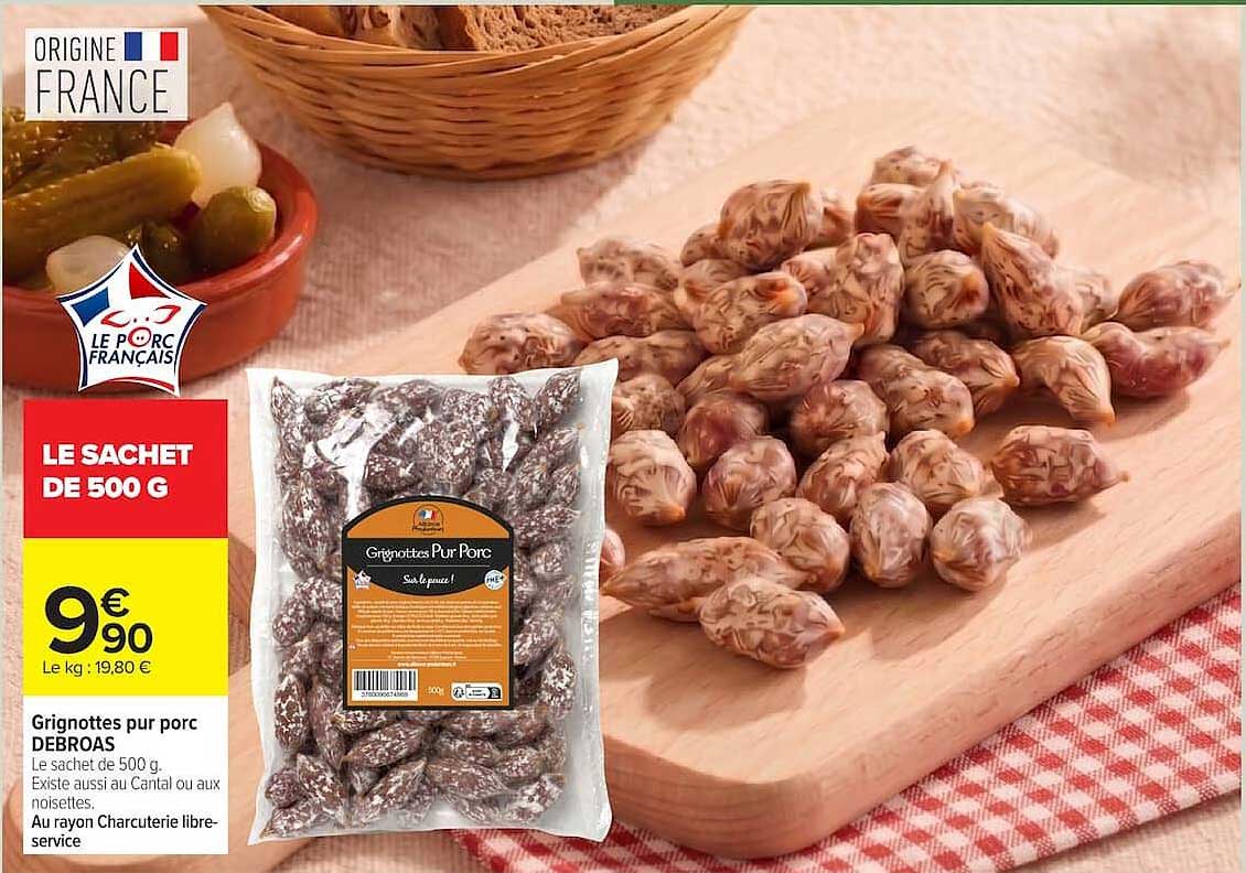 Grignottes pur porc DEBROAS