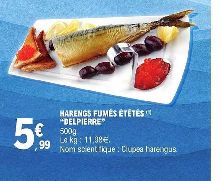 HARENGS FUMÉS ÉTÊTÉS "DELPIERRE