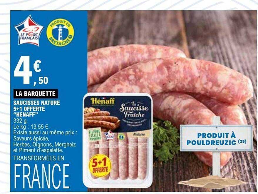 Hénaff La Saucisse Fraîche