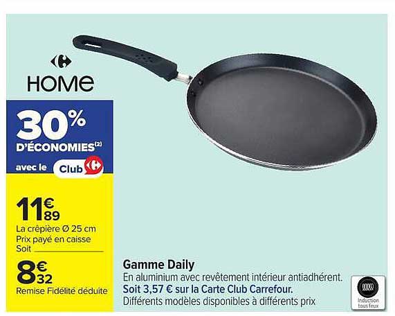 HOME La crêpière Ø 25 cm