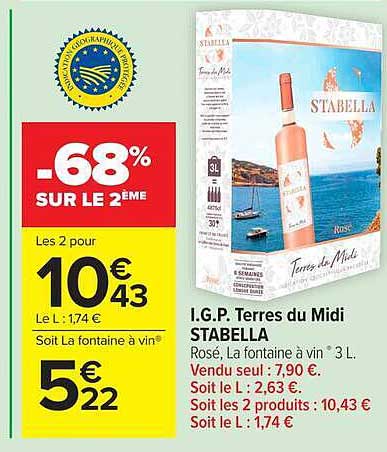 I.G.P. Terres du Midi STABELLA