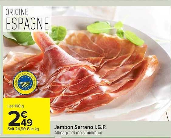Jambon Serrano I.G.P