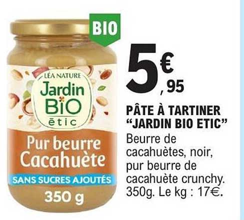 Jardin Bio Étic Pur beurre Cacahuète