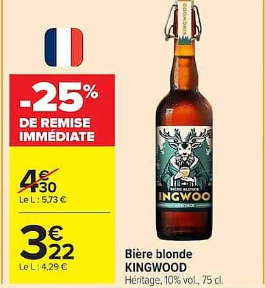KINGWOOD Bière blonde