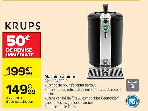 KRUPS Machine à bière