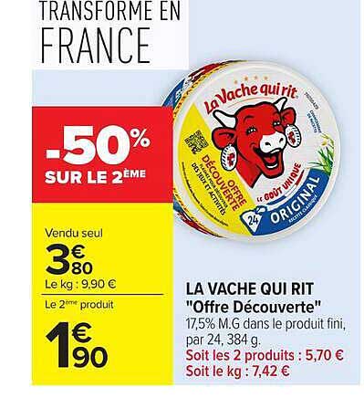 La Vache qui rit Offre Découverte