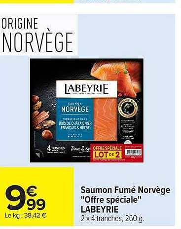 Labeyrie Saumon Fumé Norvège