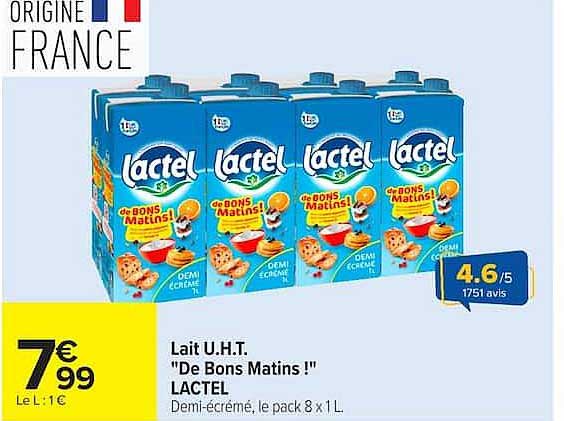 Lactel De Bons Matins !