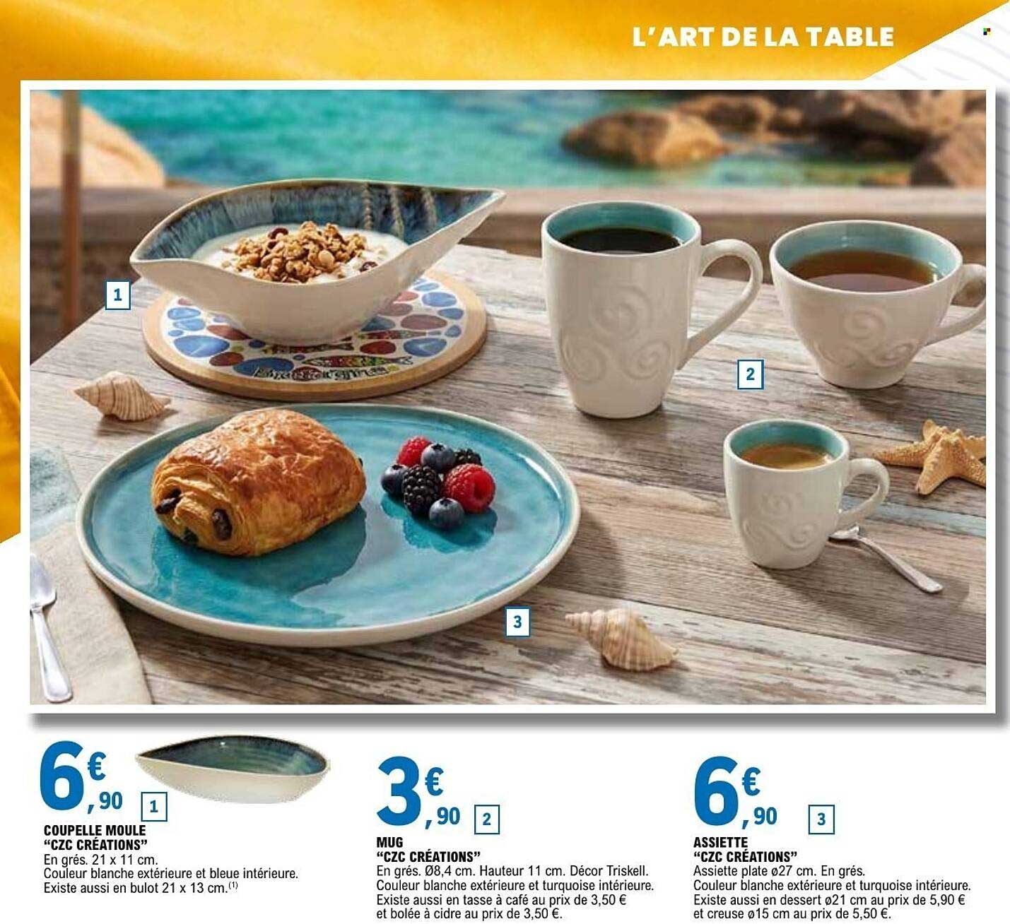 L'ART DE LA TABLE