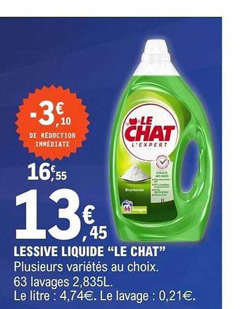 LE CHAT Lessive liquide
