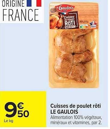 Le Gaulois Cuisses de poulet rôti