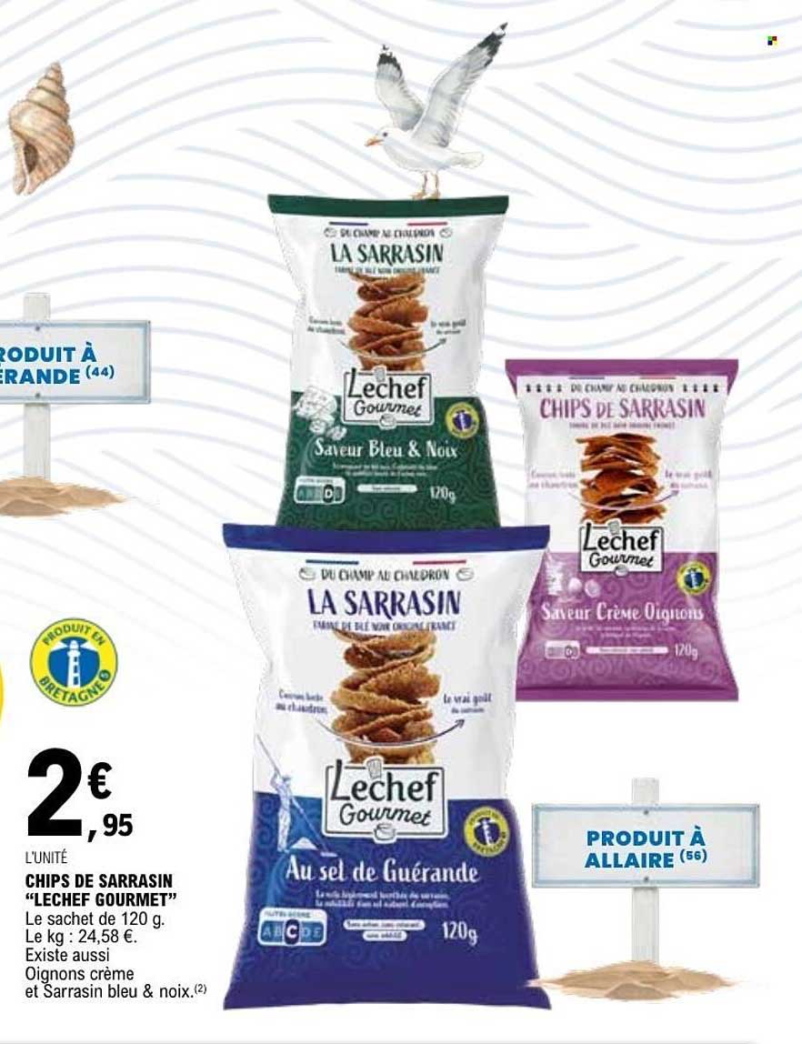 Lechef Gourmet Chips de Sarrasin