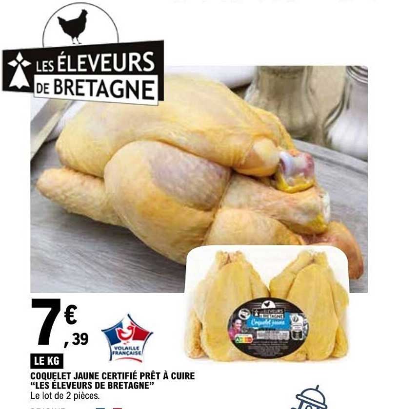 LES ÉLEVEURS DE BRETAGNE Coquelet jaune