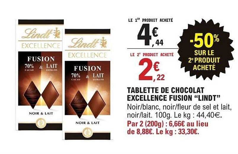 Lindt Excellence Fusion
