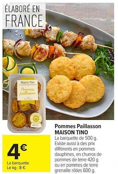Maison Tino Pommes Paillasson