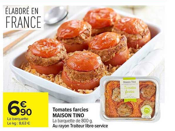 MAISON TINO Tomates farcies