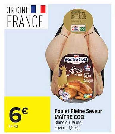 Maître CoQ Poulet Pleine Saveur